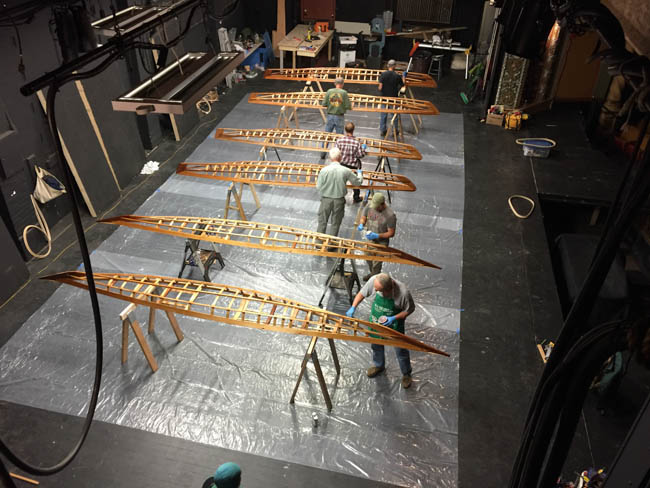 skin on frame kayak building class in rome new york