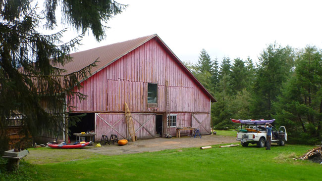 The Cape Falcon barn